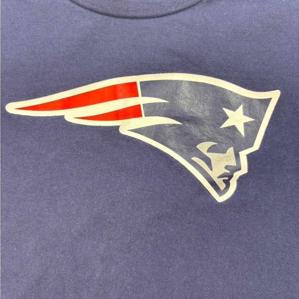 NFL Kids Navy New England Patriots Graphic Tee | Size M - Picture 3 of 5